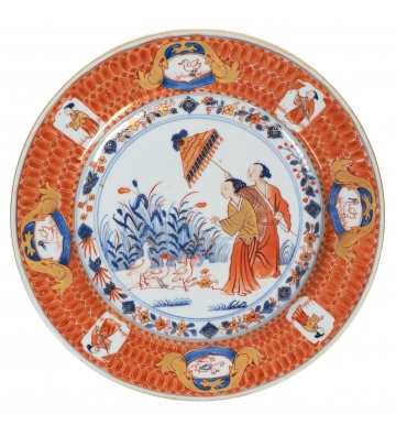Chinese Pronk plate 'Dame...