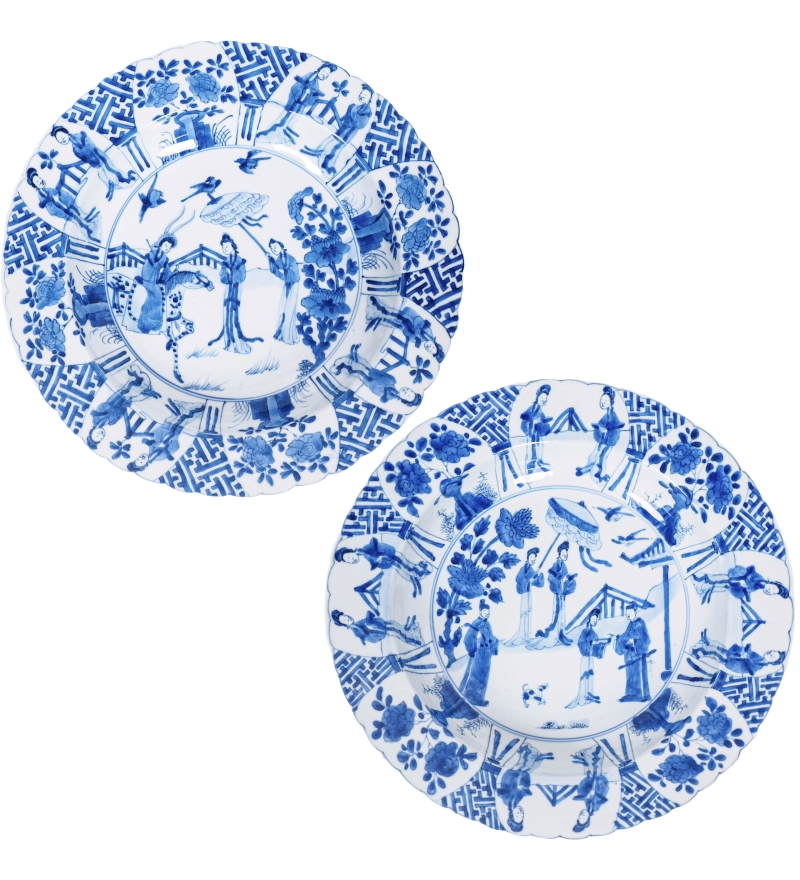 Set fine large Kangxi deep...