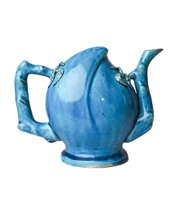 Turquoise Cadogan wine pot