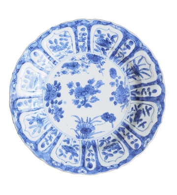 Kangxi floral plate